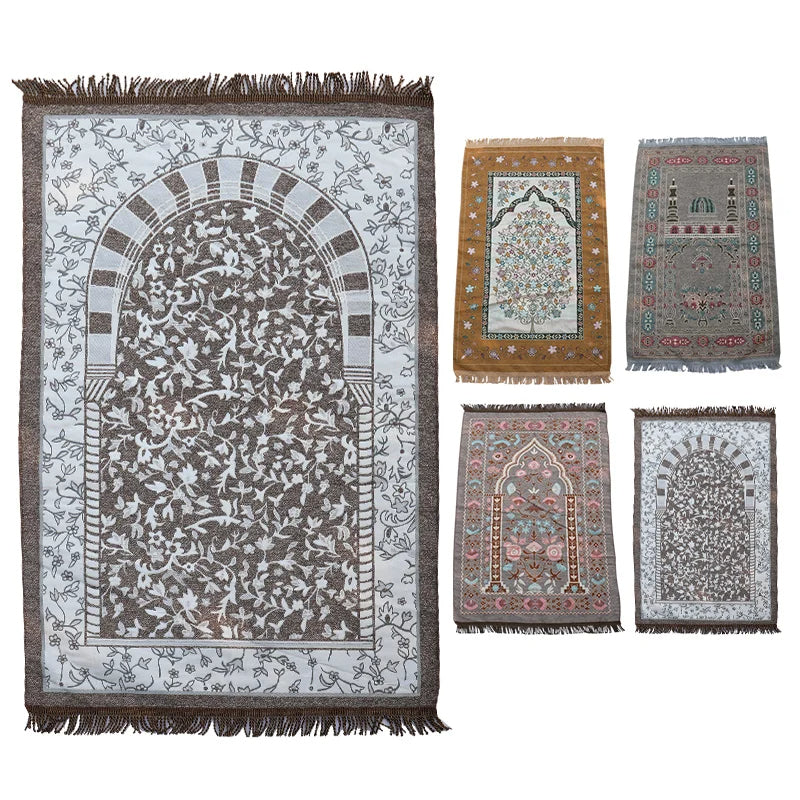 Tapis de Prière Tissé – Design Floral Turc