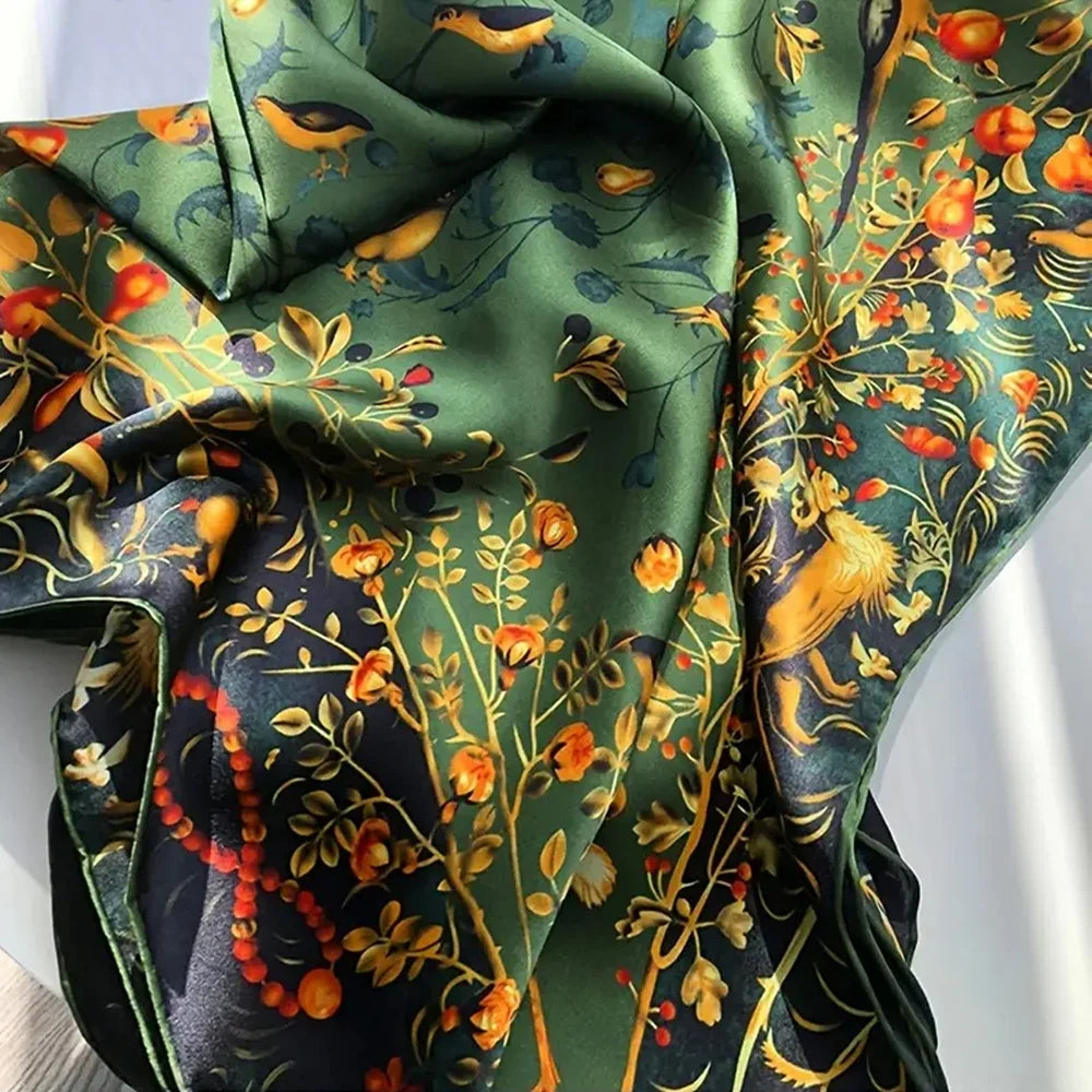 Foulard en Soie Personnalisé – Luxe & Élégance