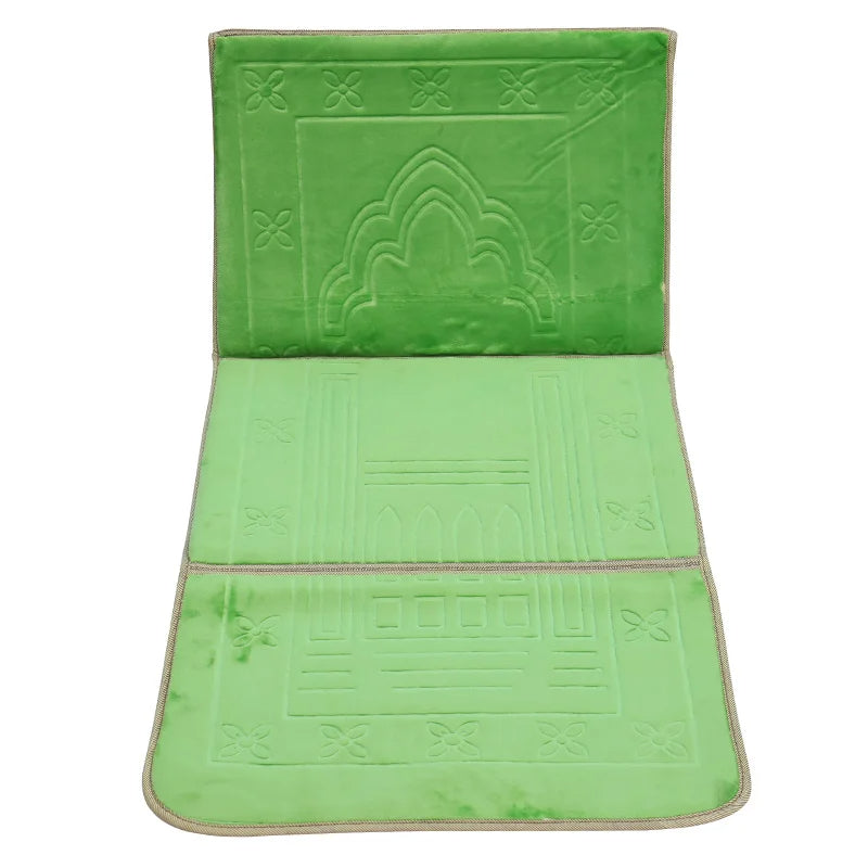 Tapis de Prière Pliable avec Sac de Rangement – Idéal pour le Voyage & le Repos