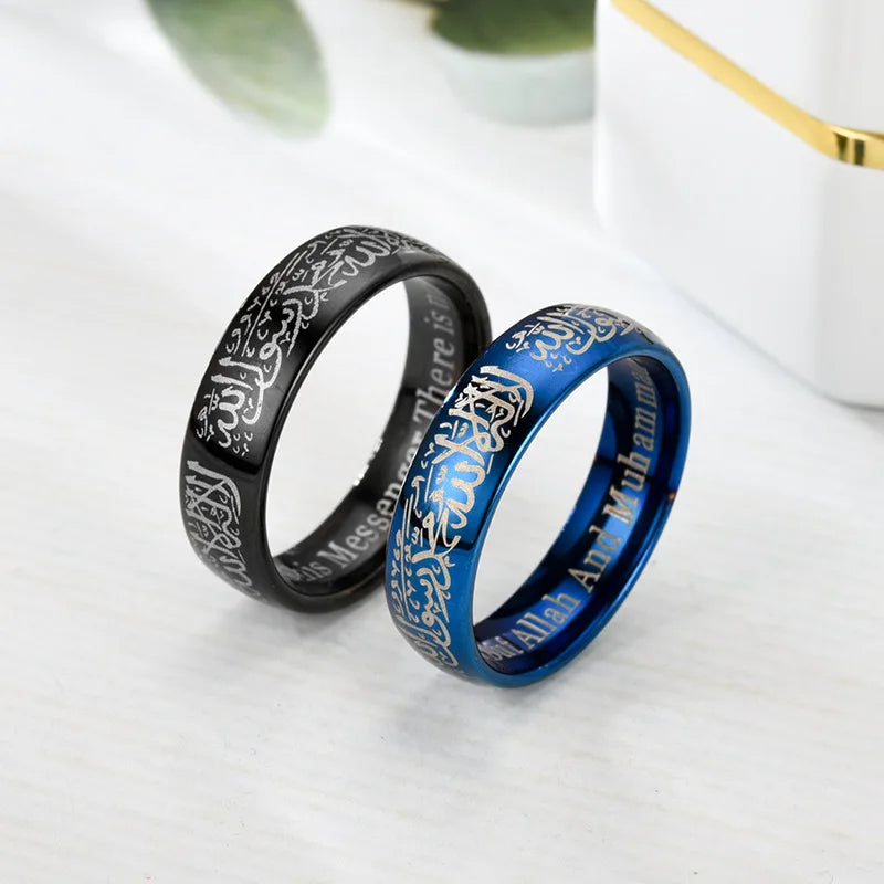 Nouvelle Bague Homme 6mm – Élégance et Spiritualité