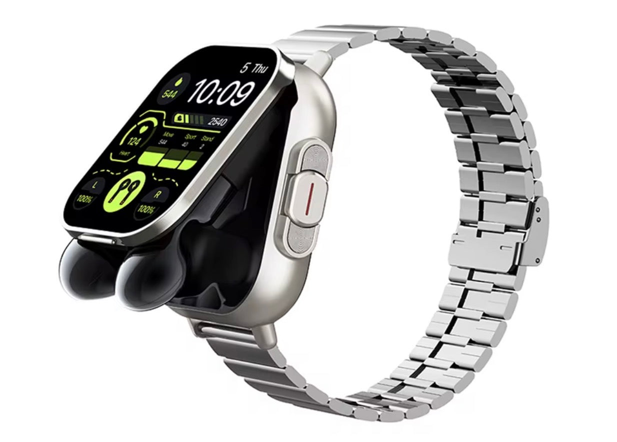 Montre Intelligente dernière génération 2-en-1 avec Écouteurs Sans Fil