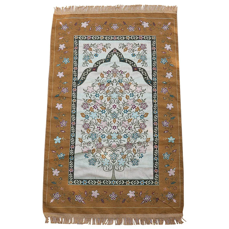 Tapis de Prière Tissé – Design Floral Turc