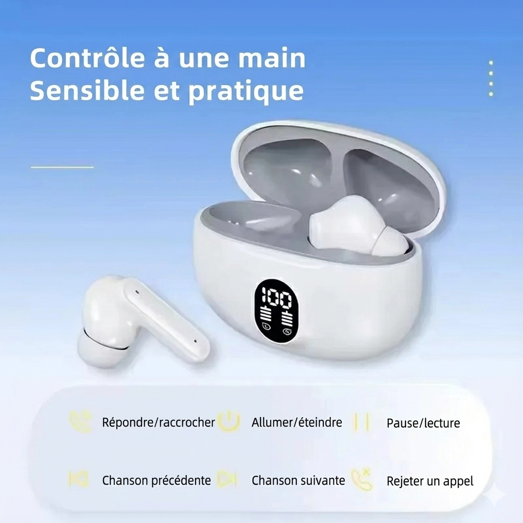 Airpods KHB pour les amateurs du son – L'Excellence Audio Hi-Fi & Gaming (Bluetooth 5.3)