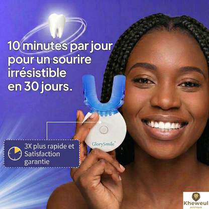 Un acheté, Un Offert, Kit de Blanchiment Dentaire LED pour des dents blancs en 30 jours