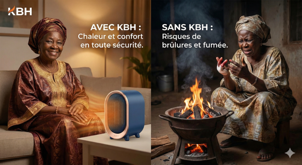 Un acheté, un offert - Chauffage d'Appoint Électrique – Chaleur Instantanée & Silencieuse