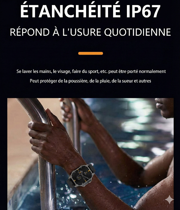 Montre Intelligente haut de gamme conçue pour les Sportifs et les Passionnés de Tech.