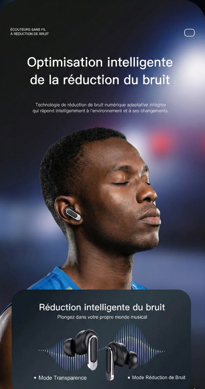 Airpods Pro Audio Premium: Surround 360°, ANC Intelligent & Boîtier à Écran Tactile