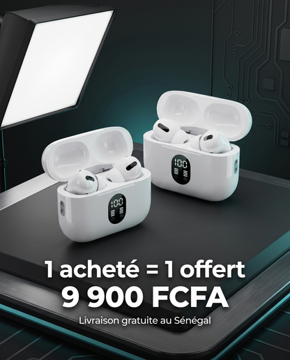 AirPods KHB offre 1 acheté 1 offert à 9 900 FCFA